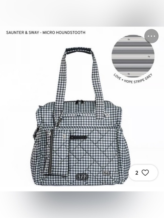 lug Handbags - Lug Saunter & Sway Duffel & Pouch Set NWT. Micro Houndstooth